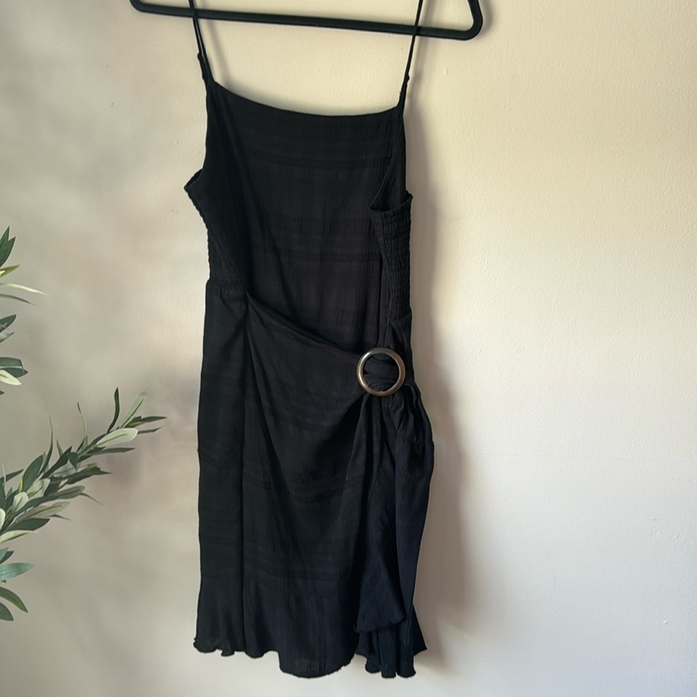 Black mini dress